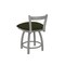 Holland Bar Stool Co 18" Low Back Swivel Vanity Stool, Nickel Finish, Canter Pine Seat 82118AN010 - alternate 5